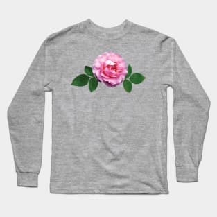 Roses - Dainty Pink Rose Long Sleeve T-Shirt